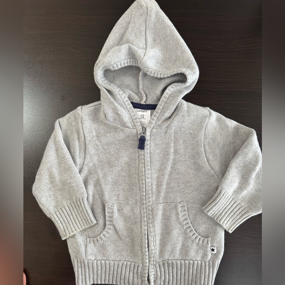 Carter's Gray Cozy Sweatshirt